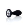 Silicone plug black clear L
