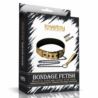 Bondage Fetish gold collar with leash
