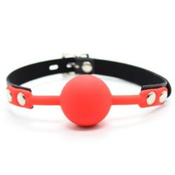 Ball Gag Red z Kłódką