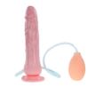 Penis with pump-squirting