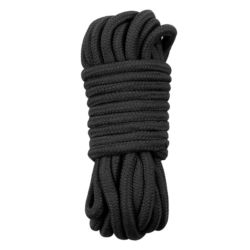 Fetish bondage rope black