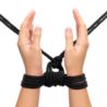 Fetish bondage rope black