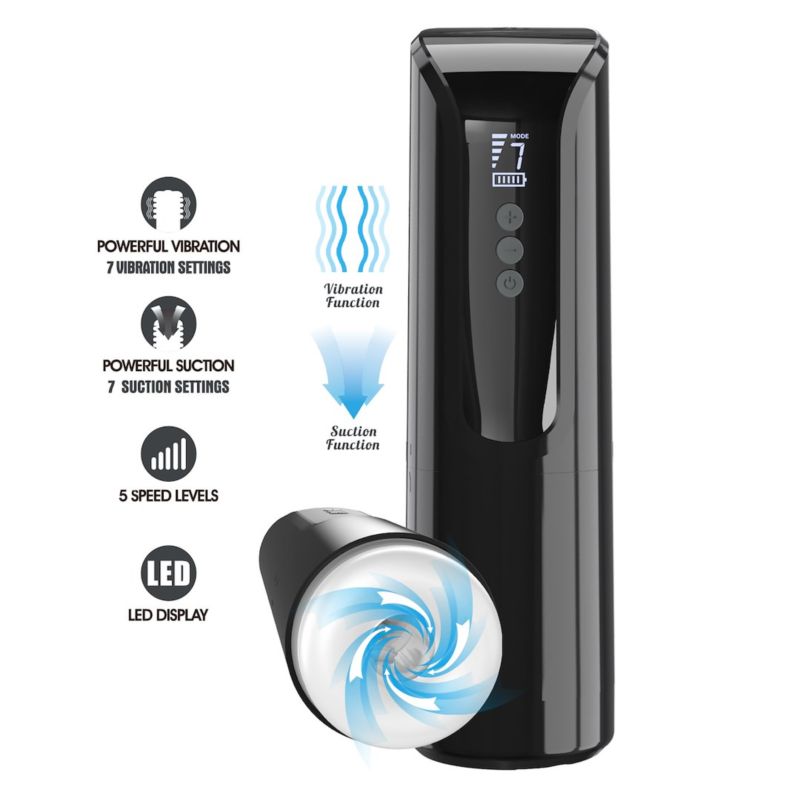 MASTURBATOR LARISSA SUCTION & VIBRATION