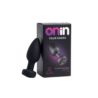 Vibrating butt plug remote control black