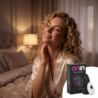 Vibrating butt plug remote control black