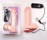 Vibrating Dong Flesh CyberSkin 19cm