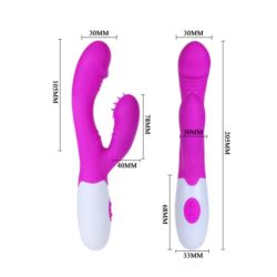 Andre - Silicone Vibrator ruchoma wypustka