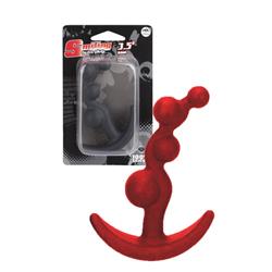 Smiling Silicone Butt Plug Red-2047