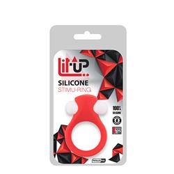 Opaska Lit-Up Silicone Stimu Ring 2 Red-4388