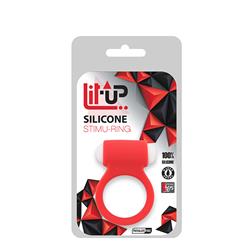 Opaska Lit-Up Silicone Stimu Ring 3 Red-4384