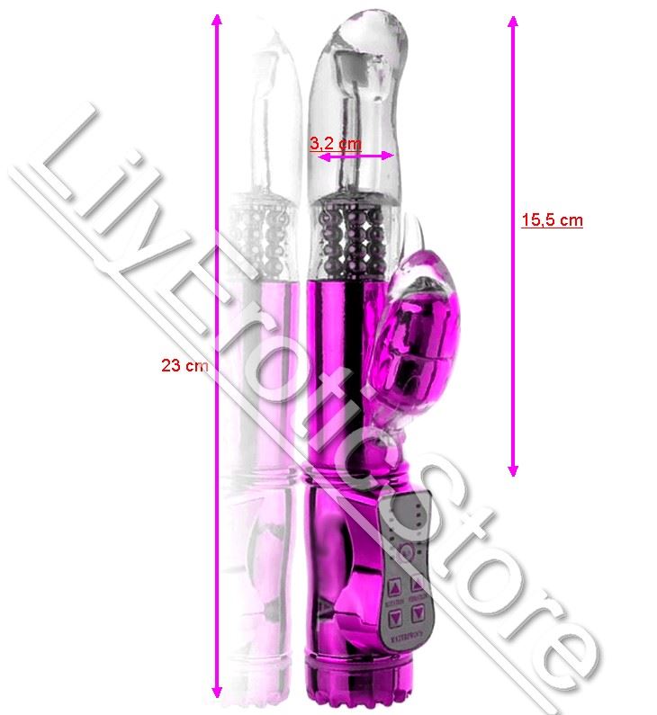 Vibration-G  balls vibrator rotation pink-metalic