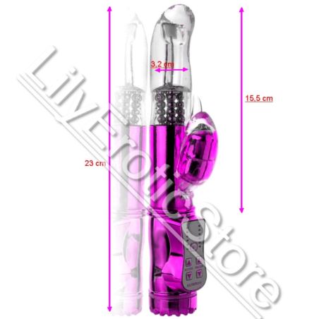 Vibration-G  balls vibrator rotation pink-metalic