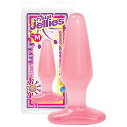 Butt Plug Pink Jelly Medium-3012