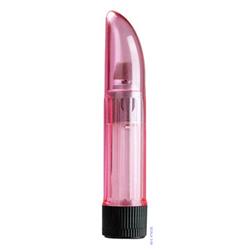 Crystal Clear Pink Ladyfinger Vibrator-1852