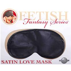 Ff Satin Love Mask - Black-1182
