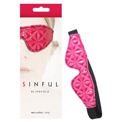 Sinful Blindfold Pink-4615