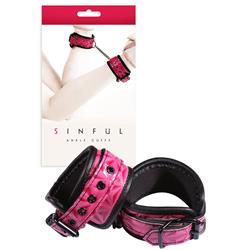 Sinful Ankle Cuffs Pink-4639