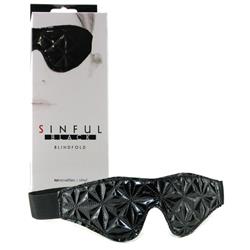 Sinful Blindfold Black-4629