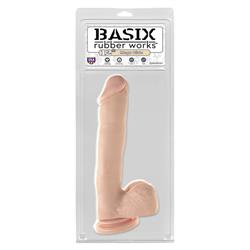 Basix - 12" Mega Dildo Flesh-3301