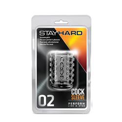 Nakładka Stay Hard - Cock Sleeve 02 Clear-3951