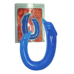 Double Ended Dolphin - Clear Blue-6372