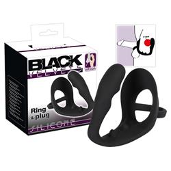 Black Velvets Ring and Plug-9560