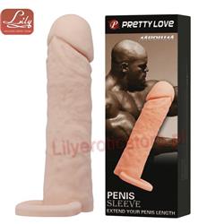 Pretty Love Penis Sleeve Medium Flesh -7809