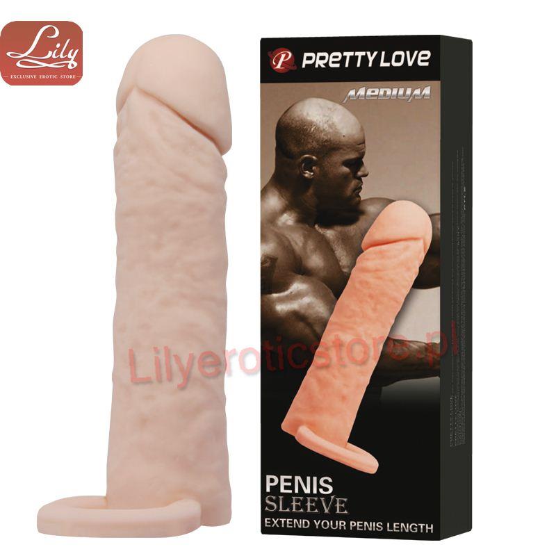 Pretty Love Penis Sleeve Medium Flesh -7809
