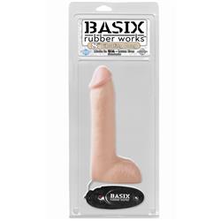 Basix rubber works 8" vibrating Dong-4566