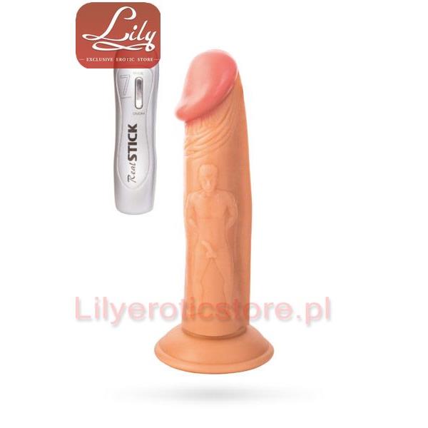 RealStick Nude Vibrator 20cm-8185
