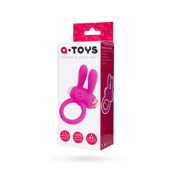 Q-toys Powerful Cock Ring pink vibe-9419