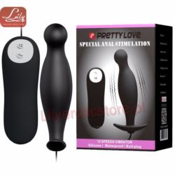Special Vibrating Butt Plug Black