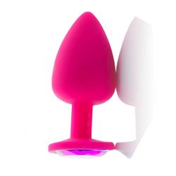  Plug Big Silikonowy Błyskotka Pink Różowe oczko-5077
