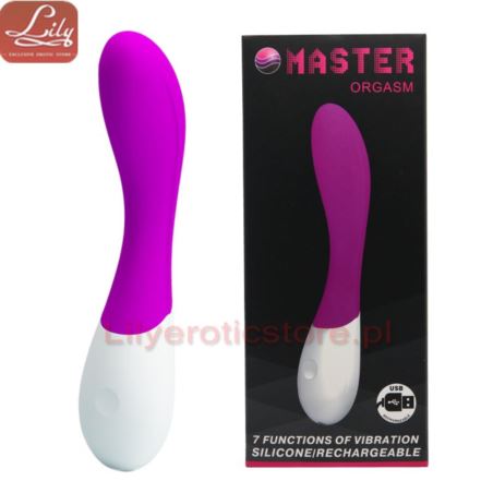 Orgasm Vibrator, Silicone, 7 function