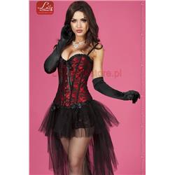 Red Corset String roz L-8362