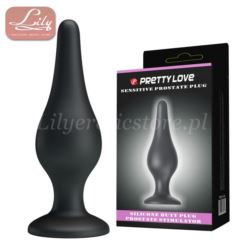 Pretty Love Sensitive Prostate Plug Black