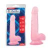 Hi Rubber 7.7 Inch Dildo pink