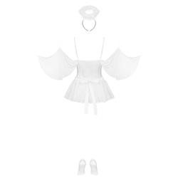 Swangel kostium 6-częściowy kolor: biały S/M-5256