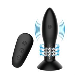 MR Play RC vibrating butt plug Black USB
