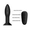 MR Play RC vibrating butt plug Black USB
