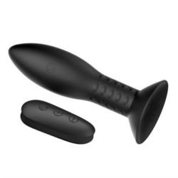 MR Play RC vibrating butt plug Black USB