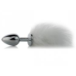 Bunny Plug Stalowy Biały-4851