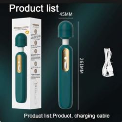 WE LOVE Wand maszer HOT42c zielony USB Charging