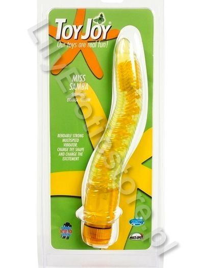 Toyjoy Miss Samba Vibrator Orange-Yellow Toyjoy Miss Samba Vibrator Orange-Yellow