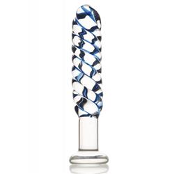 Sexus Glass Ana Ribbed Claret/ Blue-6115