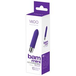 Mini wibrator VeDo Bam Mini fioletowy-10506