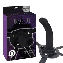RGB Bend Over For Intermediate Strap on Black-10732