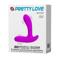 Pretty Love Backie Prostate Stimulator Vibro Purpl-10873