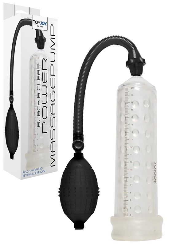 Power Massage Pump W. Sleeve Clear