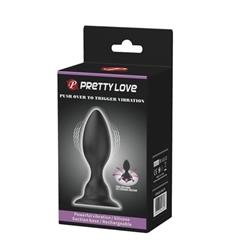 Pretty Love Push Vibro Butt plug usb-10865